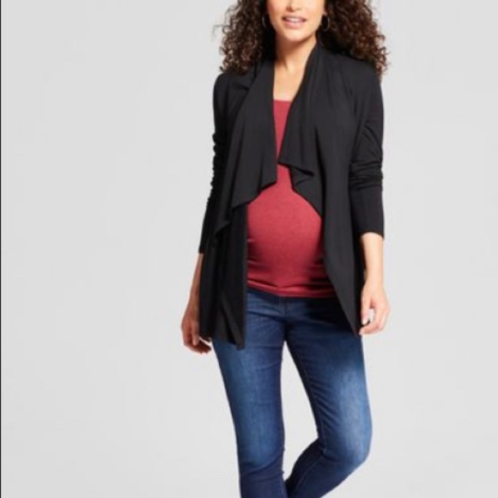 Maternity Inset Panel Skinny Jeans - Dark Wash